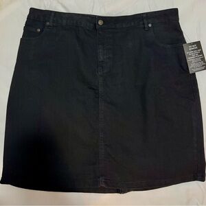 Jessica London Women's True Fit Stretch Denim Short Skirt | 20W